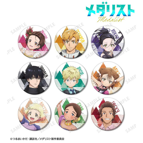 『メダリスト』トレーディンググリッター缶バッジ(単位/BOX)